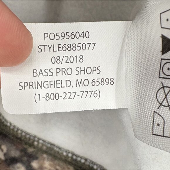 Cabela's Baby Camo Zip-Up Hoodie Sweatshirt 12-18MO Brown Camouflage - Picture 5 of 7